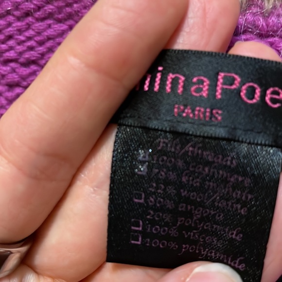 100% cashmere knitted collar unique and paid 3000 euro! - Picture 5 of 6